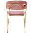 Różowe krzesło pikowane Piano 2X