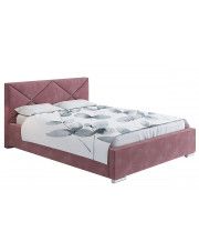 Podwójne łóżko ze schowkiem 140x200 Lenomi 2X - 36 kolorów w sklepie Edinos.pl