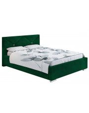 Dwuosobowe łóżko z zagłówkiem 160x200 Lenomi 2X - 36 kolorów w sklepie Edinos.pl