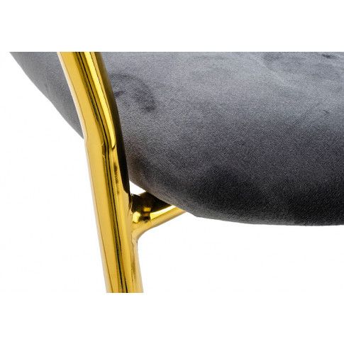 Krzesło ze złotymi nóżkami Piano 2X