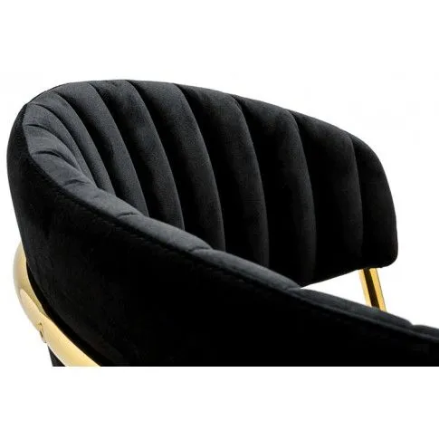 Krzesło czarne glamour Piano 2X