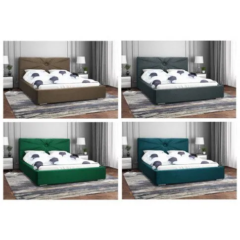 Przykładowa kolorystyka tapicerowanego łóżka Tagis