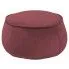 Bordowa pufa Nagua do salonu