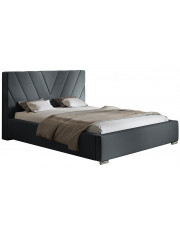 Podwójne łóżko z zagłówkiem 160x200 Orina 3X - 36 kolorów w sklepie Edinos.pl