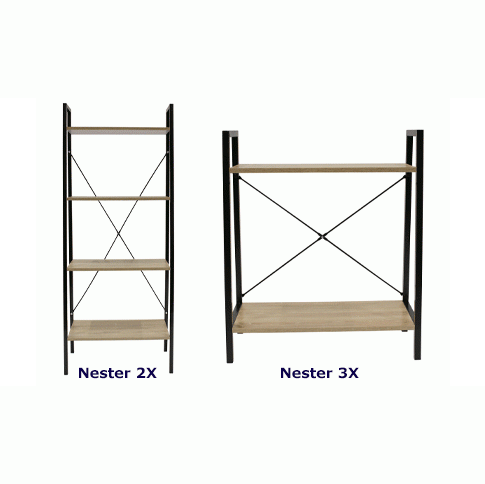Loftowe regały Nester funkcjonalne
