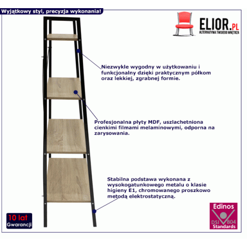 Loftowy regał Nester 2X funkcjonalny