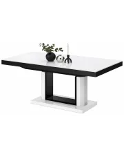 Biały rozkładany ławostół połysk - Fandon 3X w sklepie Edinos.pl