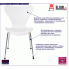 Białe krzesło minimalistyczne Fimi