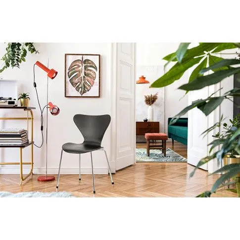 Czarne krzesło Fimi do salonu