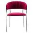 Krzesło burgund welurowe Piano 3X wiz 4