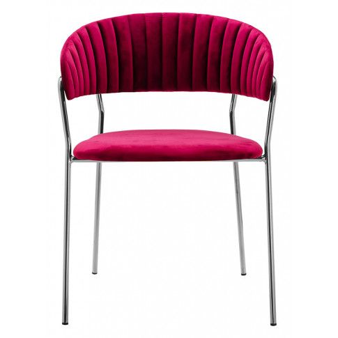 Krzesło burgund welurowe Piano 3X wiz 4