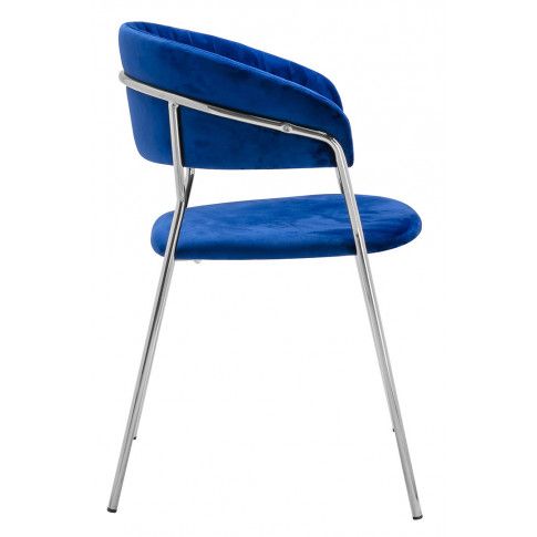 Pikowane krzesło w stylu glamour Piano 3X