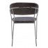 Krzesło tapicerowane ze srebrnymi nóżkami Piano 3X