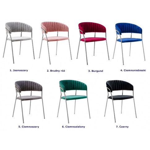 Wszystkie kolory krzeseł Piano 3X