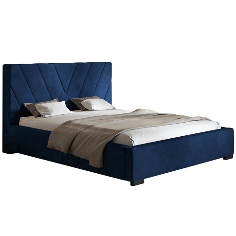 Tapicerowane łóżko z drewnianym stelażem 180x200 Orina 2X