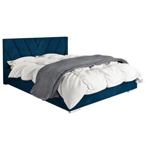Tapicerowane łóżko z zagłówkiem 200x200 Orina