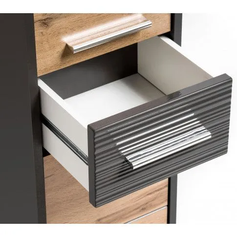 Słupek łazienkowy podwieszany Madryt 2X Antracyt