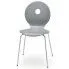 Zdjęcie produktu Profilowane krzesło Famis - popielate.