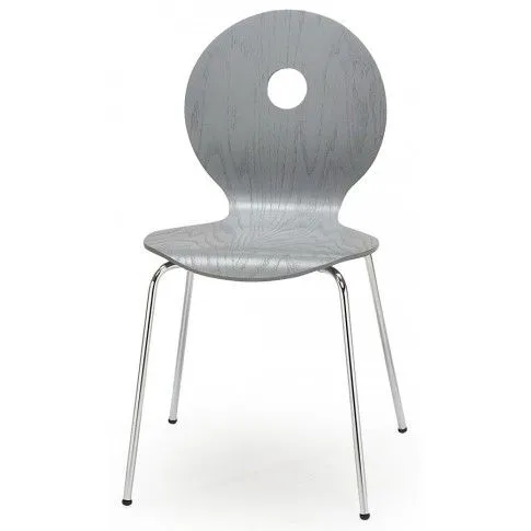 Zdjęcie produktu Profilowane krzesło Alyssa - popielate.