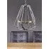 Duża lampa wisząca EX397-Sovi ze stali nierdzewnej polerowanej