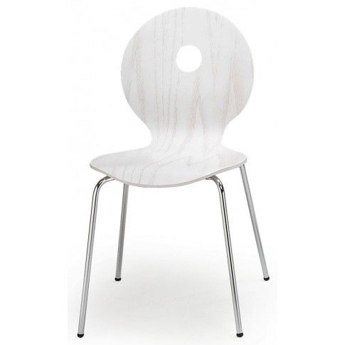 Zdjęcie produktu Profilowane krzesło Famis - białe.