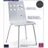Fotografia Metalowe krzesło Millis - białe z kategorii Krzesła