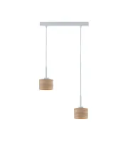 Lampa wisząca w stylu boho na srebrnym stelażu - EX437-Montans - 4 kolory