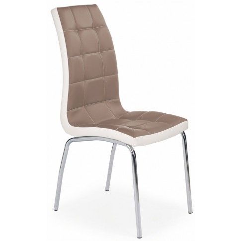 Zdjęcie produktu Tapicerowane krzesło pikowane Spelter - cappuccino.