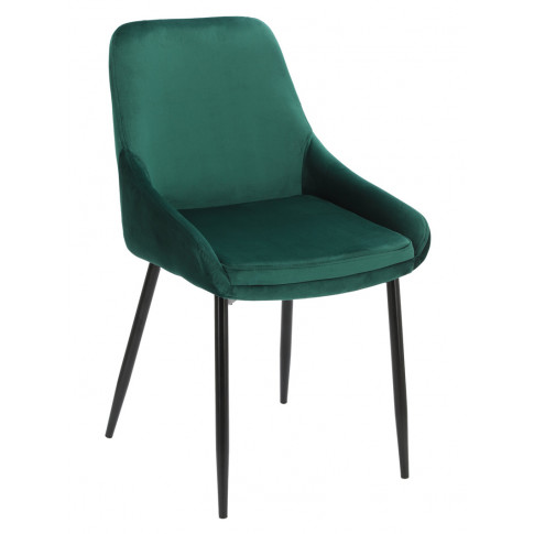 Zielone krzesło Anaki eleganckie