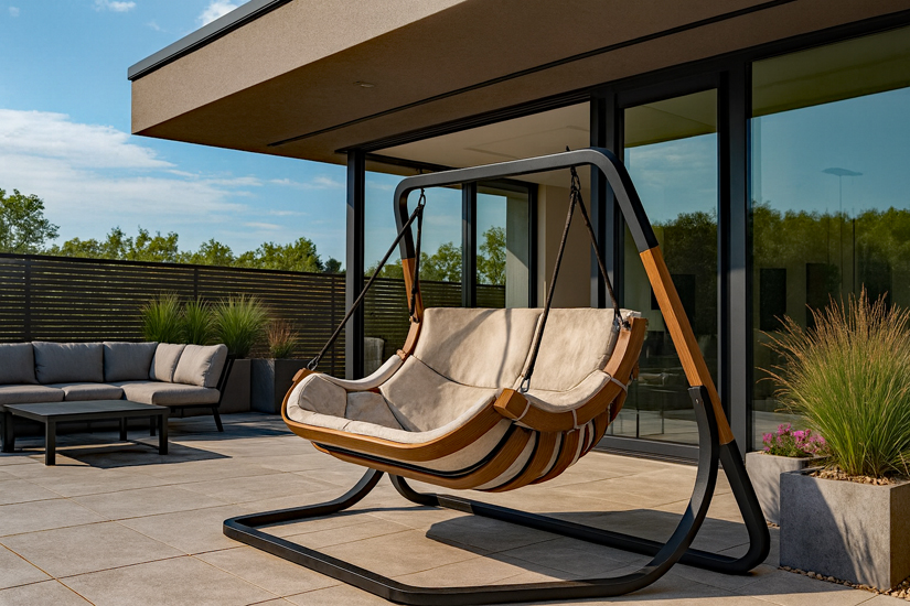 wizualizacja Fotela Oreso beż