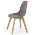 Zdjęcie produktu Skandynawskie krzesło Nelik - popielate.