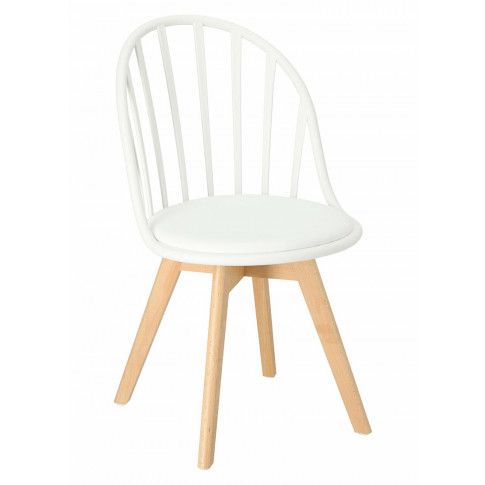 Białe krzesło Malene 2X skandynawskie