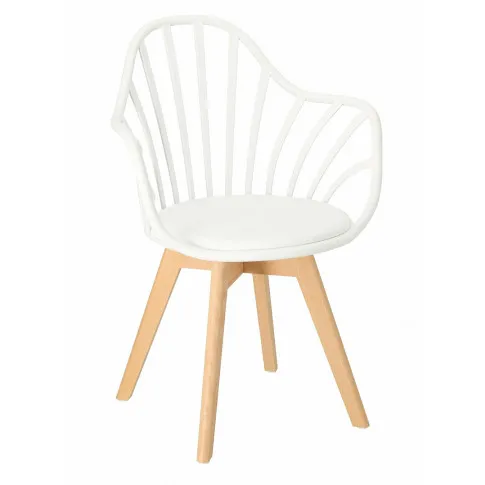 Białe krzesło Malene 3X do salonu