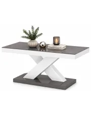 Praktyczna ława biało - szara - Starki 2X w sklepie Edinos.pl