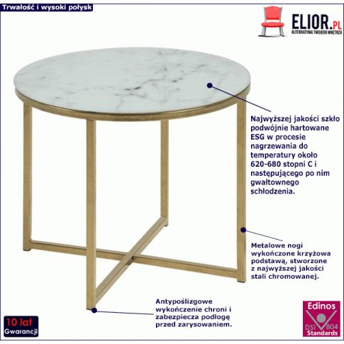 Stolik kawowy Nodino 4X info gif