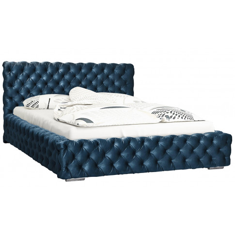 Pikowane łóżko z zagłówkiem 120x200 Sari