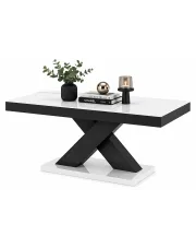 Praktyczna ława czarno - biała - Starki 2X w sklepie Edinos.pl