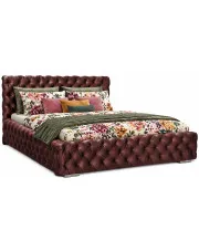 Łóżko pikowane ze schowkiem 160x200 Albert 2X - 36 kolorów w sklepie Edinos.pl