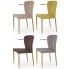 Zdjęcie tapicerowane krzesło brązowe Rexis - sklep Edinos.pl