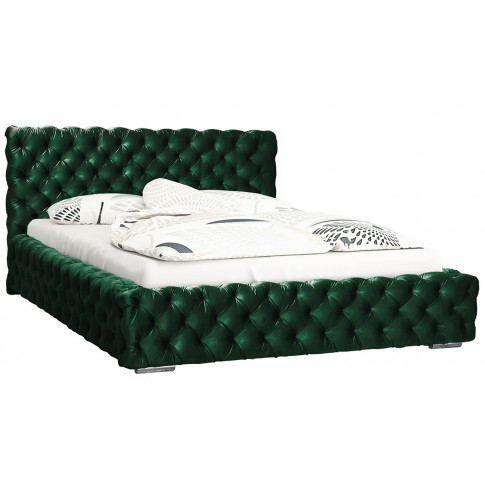 Pikowane łóżko z zagłówkiem 180x200 Sari