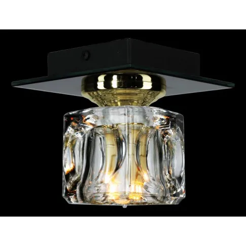 Czarna kwadratowa lampa sufitowa EX466-Riwo