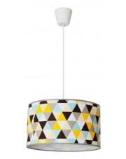 Kolorowa lampa wisząca w geometryczne wzory - EX468-Hestix w sklepie Edinos.pl