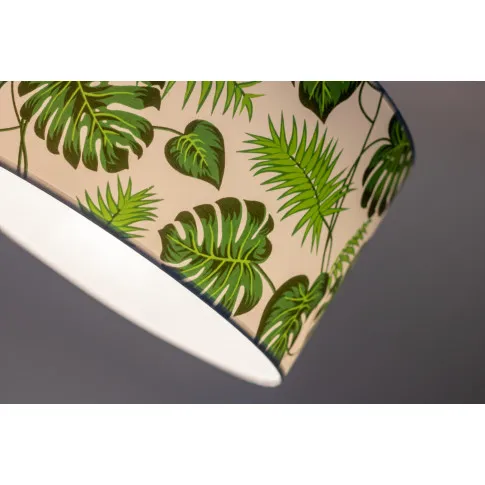 Klosz lampy wiszącej EX470-Monsteri z roślinnym wzorem