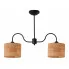 Podwójna lampa wisząca w stylu boho - EX473-Bofi w sklepie Edinos.pl