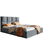 Podwójne łóżko ze schowkiem 160x200 Nikos 3X - 36 kolorów w sklepie Edinos.pl