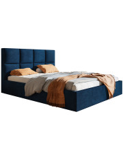 Podwójne łóżko tapicerowane 180x200 Nikos 2X - 36 kolorów w sklepie Edinos.pl