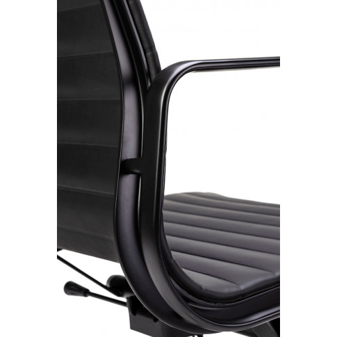 Czarny fotel obrotowy do biura Vordo 2X