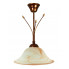 Lampa wisząca EX480-Serna w stylu retro ze szklanym kloszem