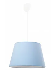 Niebieska trapezowa lampa wisząca - EX481-Pastela