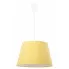 Żółta lampa wisząca ze stożkowym abażurem - EX481-Pastela